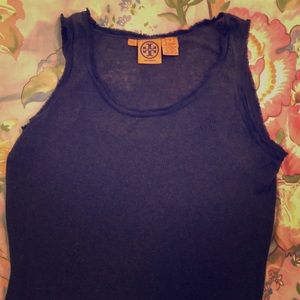 Tory Burch slate grey tank